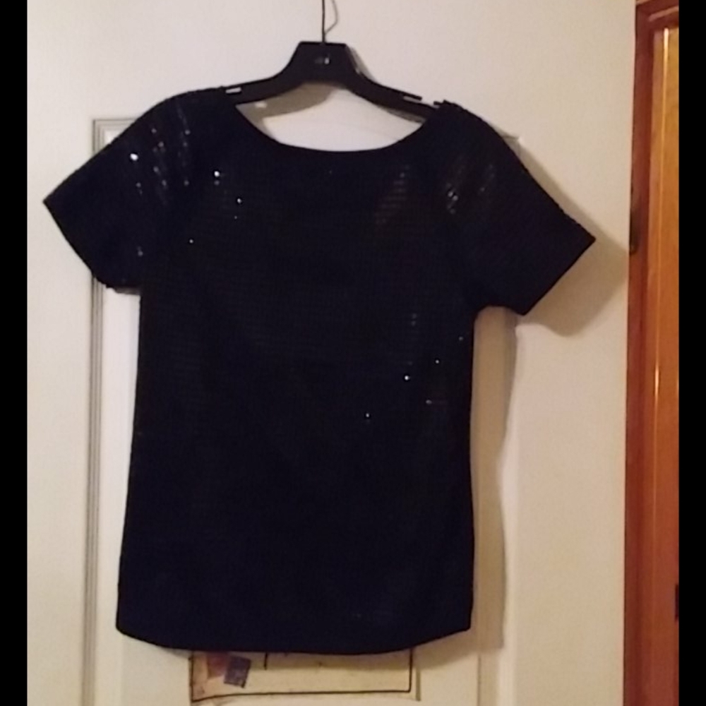 Tshirt, sequined short sleeve